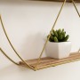 Étagère Vinthera Moa Doré Acier 50 x 12 cm (6 Unités): Plus de 300.000 produits de grandes marques en vente directe à prix usine