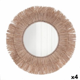 Miroir mural Vinthera Moa Raphia Naturel (4 Unités): Plus de 300.000 produits de grandes marques en vente directe à prix usine s