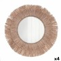 Miroir mural Vinthera Moa Raphia Naturel (4 Unités): Plus de 300.000 produits de grandes marques en vente directe à prix usine s