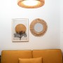 Miroir mural Vinthera Moa Raphia Naturel (4 Unités): Plus de 300.000 produits de grandes marques en vente directe à prix usine s