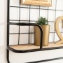 Étagère Vinthera Moa Acier Noir Métal 42,5 x 12 x 56 cm (8 Unités): Plus de 300.000 produits de grandes marques en vente directe