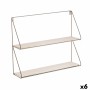 Étagère Vinthera Moa Acier Doré 50 x 40 x 12 cm (6 Unités): Plus de 300.000 produits de grandes marques en vente directe à prix 