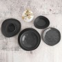 Assiette plate Bidasoa Cosmos Noir Céramique 23 cm (6 Unités): Plus de 300.000 produits de grandes marques en vente directe à pr