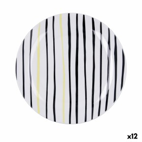 Assiette plate Bidasoa Zigzag Multicouleur Céramique Ø 26,5 cm (12 Unités): Plus de 300.000 produits de grandes marques en vente