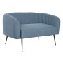 Canapé DKD Home Decor Bleu Noir Mousse Bois Métal Velours Scandi 129 x 75 x 73 cm: Plus de 300.000 produits de grandes marques e