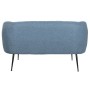 Canapé DKD Home Decor Bleu Noir Mousse Bois Métal Velours Scandi 129 x 75 x 73 cm: Plus de 300.000 produits de grandes marques e