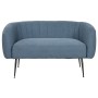 Canapé DKD Home Decor Bleu Noir Mousse Bois Métal Velours Scandi 129 x 75 x 73 cm: Plus de 300.000 produits de grandes marques e