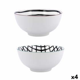 Bol Bidasoa Zigzag Multicouleur Céramique 20 x 20 x 5 cm (4 Unités): Plus de 300.000 produits de grandes marques en vente direct