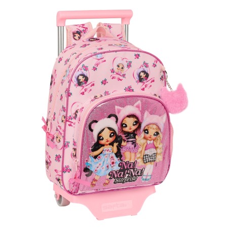 Cartable à roulettes Na!Na!Na! Surprise Fabulous Rose 28 x 34 x 10 cm: Plus de 300.000 produits de grandes marques en vente dire