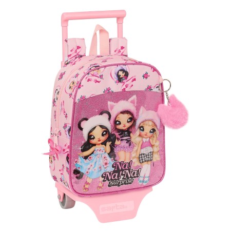 Cartable à roulettes Na!Na!Na! Surprise Fabulous Rose 22 x 27 x 10 cm: Plus de 300.000 produits de grandes marques en vente dire