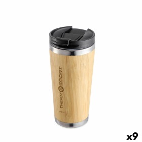 Tasse Thermos avec Couvercle ThermoSport Bambou 450 ml (9 Unités): Plus de 300.000 produits de grandes marques en vente directe 