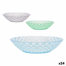 Assiette creuse La Mediterránea Plastique 20 x 20 x 4,5 cm (24 Unités): Plus de 300.000 produits de grandes marques en vente dir