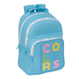 Cartable Benetton Spring Celeste 32 x 42 x 15 cm: Plus de 300.000 produits de grandes marques en vente directe à prix usine sur 