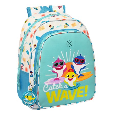 Cartable Baby Shark Surfing Bleu Blanc 27 x 33 x 10 cm: Plus de 300.000 produits de grandes marques en vente directe à prix usin