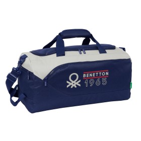 Sac de sport Benetton Varsity Gris Blue marine 50 x 25 x 25 cm: Plus de 300.000 produits de grandes marques en vente directe à p