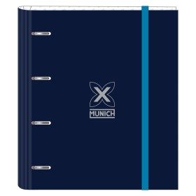 Reliure à anneaux Munich Nautic Blue marine 27 x 32 x 3.5 cm: Plus de 300.000 produits de grandes marques en vente directe à pri