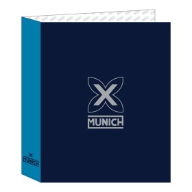 Reliure à anneaux Munich Nautic Blue marine A4 27 x 33 x 6 cm: Plus de 300.000 produits de grandes marques en vente directe à pr