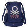 Sac à dos enfant Benetton Varsity Gris Blue marine 35 x 40 x 1 cm: Plus de 300.000 produits de grandes marques en vente directe 