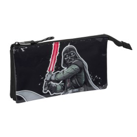 Trousse Fourre-Tout Double Star Wars The fighter Noir 22 x 12 x 3 cm: Plus de 300.000 produits de grandes marques en vente direc
