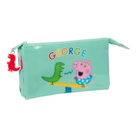 Trousse Fourre-Tout Double Peppa Pig George Menthe 22 x 12 x 3 cm: Plus de 300.000 produits de grandes marques en vente directe 