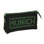 Trousse Fourre-Tout Triple Munich Caviar Noir 22 x 12 x 3 cm: Plus de 300.000 produits de grandes marques en vente directe à pri