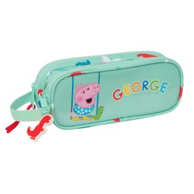 Trousse Fourre-Tout Double Peppa Pig George Menthe 21 x 8 x 6 cm: Plus de 300.000 produits de grandes marques en vente directe à