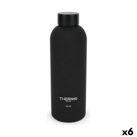 Bouteille Thermique ThermoSport Soft Touch Noir 500 ml (6 Unités): Plus de 300.000 produits de grandes marques en vente directe 
