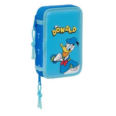 Plumier double Donald Bleu 12.5 x 19.5 x 4 cm (28 Pièces): Plus de 300.000 produits de grandes marques en vente directe à prix u