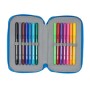 Plumier double Donald Bleu 12.5 x 19.5 x 4 cm (28 Pièces): Plus de 300.000 produits de grandes marques en vente directe à prix u