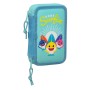 Plumier double Baby Shark Surfing Bleu Blanc 12.5 x 19.5 x 4 cm (28 Pièces): Plus de 300.000 produits de grandes marques en vent