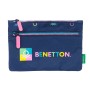 Trousse d'écolier Benetton Cool Blue marine 23 x 16 x 3 cm: Plus de 300.000 produits de grandes marques en vente directe à prix 