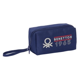 Trousse d'écolier Benetton Varsity Gris Blue marine 22 x 10 x 10 cm: Plus de 300.000 produits de grandes marques en vente direct