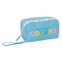 Trousse d'écolier Benetton Spring Bleu ciel 22 x 10 x 10 cm: Plus de 300.000 produits de grandes marques en vente directe à prix