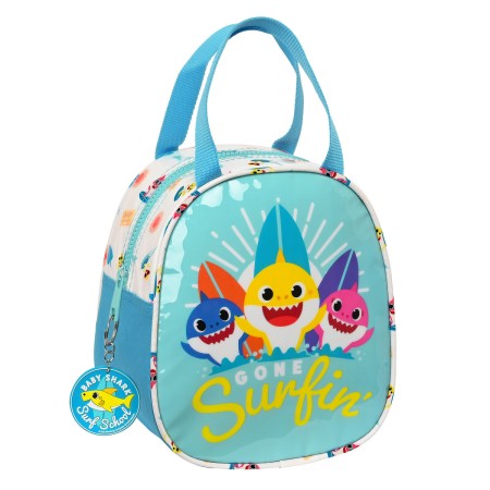 Sac glacière goûter Baby Shark Surfing Bleu Blanc 19 x 22 x 14 cm: Plus de 300.000 produits de grandes marques en vente directe 
