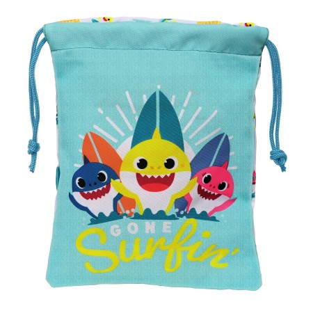 Sac à goûter Baby Shark Surfing 20 x 25 x 1 cm Sac Bleu Blanc: Plus de 300.000 produits de grandes marques en vente directe à pr