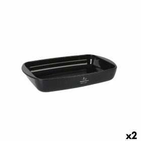 Plat de Four Santa Clara Silicone Verre Borosilicaté Rectangulaire 35 x 22,5 x 5,5 cm (2 Unités): Plus de 300.000 produits de gr