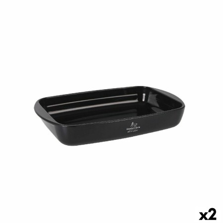 Plat de Four Santa Clara Silicone Verre Borosilicaté Rectangulaire 35 x 22,5 x 5,5 cm (2 Unités): Plus de 300.000 produits de gr