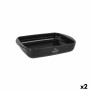 Plat de Four Santa Clara Silicone Verre Borosilicaté Rectangulaire 28 x 19,5 x 5 cm (2 Unités): Plus de 300.000 produits de gran