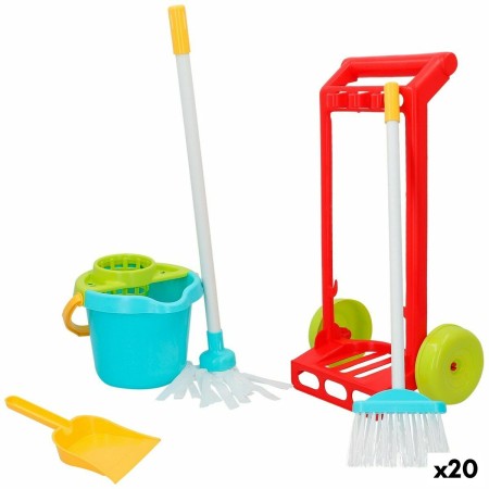 Chariot de nettoyage avec accessoires Colorbaby 5 Pièces jouet 24,5 x 43,5 x 15 cm (20 Unités): Plus de 300.000 produits de gran