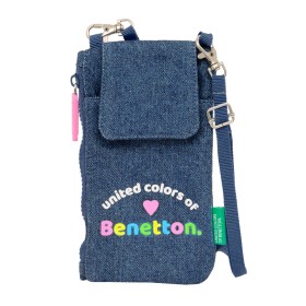 Porte-monnaie Benetton Denim Sac pour téléphone portable Bleu: Plus de 300.000 produits de grandes marques en vente directe à pr