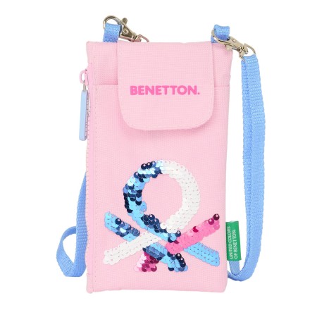 Porte-monnaie Benetton Pink Sac pour téléphone portable Rose: Plus de 300.000 produits de grandes marques en vente directe à pri