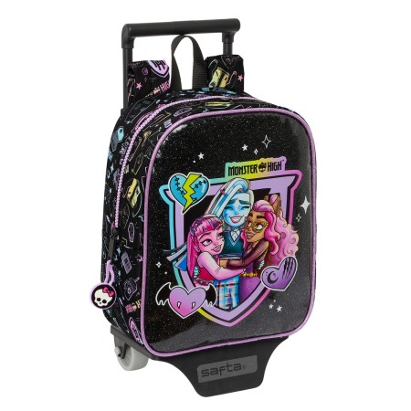 Cartable à roulettes Monster High Noir 22 x 27 x 10 cm: Plus de 300.000 produits de grandes marques en vente directe à prix usin