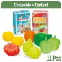 Panier à Courses Colorbaby My Home jouet 12 Pièces 15 x 10 x 6 cm 8 Unités: Plus de 300.000 produits de grandes marques en vente