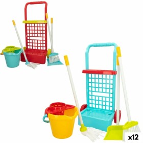 Chariot de nettoyage avec accessoires Colorbaby jouet 5 Pièces 30,5 x 55,5 x 19,5 cm (12 Unités): Plus de 300.000 produits de gr