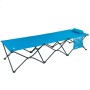 Lit pliant Aktive Bleu Camping 178 x 62 x 38 cm 178 x 38 x 62 cm (2 Unités): Plus de 300.000 produits de grandes marques en vent