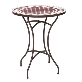 Table d'appoint Persea Blanc Marron Céramique 60 x 60 x 72 cm: Plus de 300.000 produits de grandes marques en vente directe à pr
