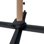 Parasol Tiber Graphite Aluminium bois de teck 300 x 300 x 250 cm: Plus de 300.000 produits de grandes marques en vente directe à
