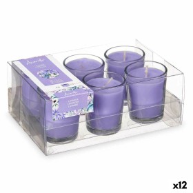 Ensemble de Bougies Parfumées Acorde 48-B-AR Lavande Verre (12 Unités): Plus de 300.000 produits de grandes marques en vente dir