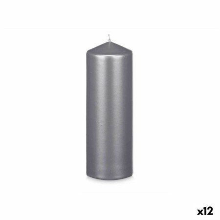 Bougie Acorde 92541 Argenté 7 x 20 x 7 cm (12 Unités): Plus de 300.000 produits de grandes marques en vente directe à prix usine
