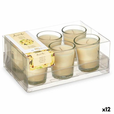 Ensemble de Bougies Parfumées Acorde 48-C-AR Vanille Verre (12 Unités): Plus de 300.000 produits de grandes marques en vente dir